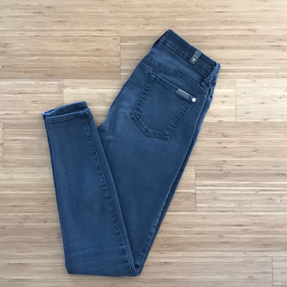 7 for all of Mankind high waist ankle skinny